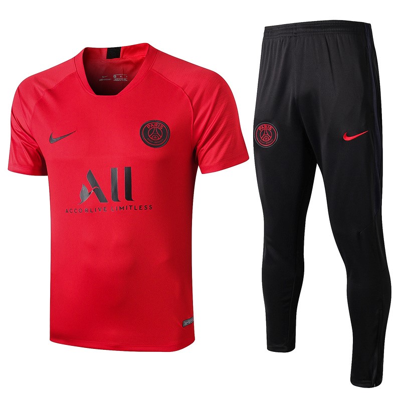 Entrenamiento Paris Saint Germain Conjunto Completo 2019/20 Rojo Negro